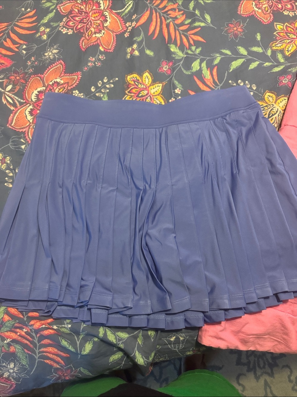 Vineyard Vines Blue Pleated Performance Skort